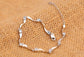 925 Sterling Silver Bracelet with Shiny White Zirconia Compatible with Women and Girls