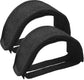 1 Pair Universal Bicycle Pedal Straps, Adjustable Non-Slip Double Adhesive Pedal Toe Clips Nylon Pedal Straps, Bicycle Pedal Accessories