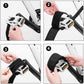 1 Pair Universal Bicycle Pedal Straps, Adjustable Non-Slip Double Adhesive Pedal Toe Clips Nylon Pedal Straps, Bicycle Pedal Accessories