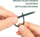 Adjustable Plant Ties 200 Pcs, 13.5 cm Flexible Plastic Garden Wire Ties for Plant Support