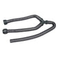 Washing Machine PVC Y-Shaped Drain Hose 1m Pipe Connector