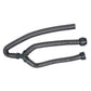 Washing Machine PVC Y-Shaped Drain Hose 1m Pipe Connector