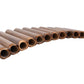 Handmade 15-Pipe Bamboo Pan Flute Natural Woodwind Instrument G-Tone