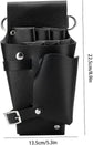 Hairdressing Tools Universal Leather Waist Bag with Scissors Comb Pockets for Salon and Barber Use