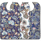 3 Pcs Adult Decorative Bibs with Adjustable Strap for Seniors Elderly