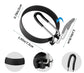 Stainless Steel Egg Ring Pancake Mold 4 Pieces Compatible with Fried Eggs Omelets