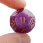 Astrology Dice 12-Sided Resin Tarot Constellation Divination Set 3pcs