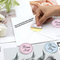 40 Pcs Gender Reveal Stickers Team Boy Team Girl Label Stickers Blue And Pink Round Stickers