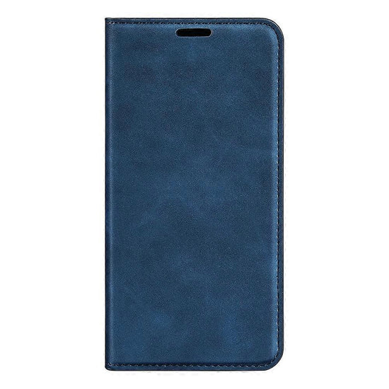 Compatible with Samsung Galaxy M34 5G Phone Case Retro Skin Magnetic Leather Dark Blue