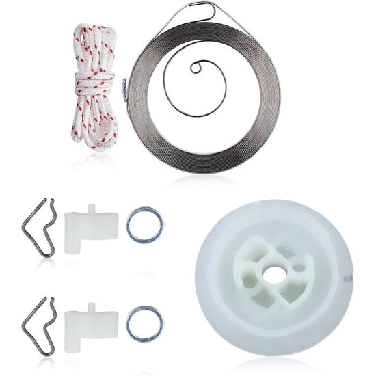 Compatible with Stihl FC55, FS55, FS45, FS46, FS38, HL45 Trimmer Starter Cord with Spring and Detent