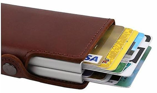Double Anti-theft Wallet RFID-NFC Secure POP UP Card Holder