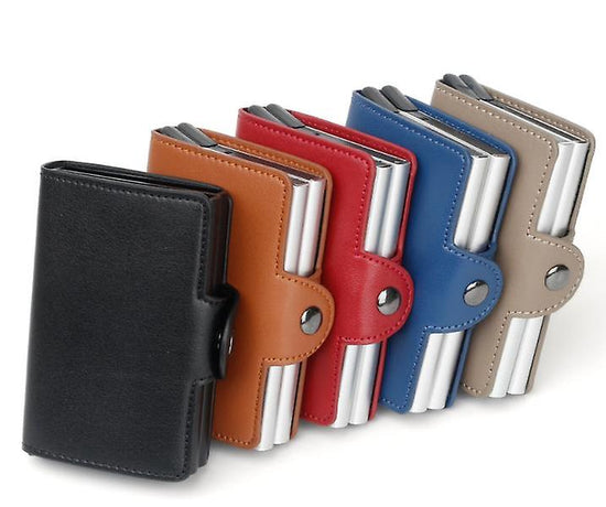 Double Anti-theft Wallet RFID-NFC Secure POP UP Card Holder