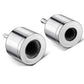 2-Pack Copper Pipe Cleaning Brush, Full-Metal HVAC Pipe Cleaning Brush for Drill Power 1/4in Shaft
