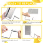 Cheese cutter with wire, cheese cutter for block cheese with 6 replacement wires, stainless steel cheese cutter