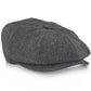 Retro Newsboy Cap Grey Men Octagonal Hat Peaky Blinders Style