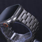 Compatible with Apple Watch Band Stainless Steel Metal Bracelet Apple Watch Series 9 8 7 6 5 49mm 45mm 44mm 42mm Titanium Color