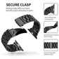 Compatible with Apple Watch Band Series 9 8 7 6 5 Stainless Steel Metal Bracelet Silver 49mm 45mm 44mm 42mm