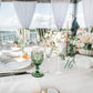 Transparent Acrylic Wedding Table Number Holders - 5-Pack Blank Arched Sign with Stand