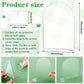 Transparent Acrylic Wedding Table Number Holders - 5-Pack Blank Arched Sign with Stand
