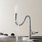 Outdoor Faucet - 360° Kitchen Mixer Flexible Neck Laundry Room Faucet Bar Garden Outdoor Faucet