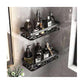 2pcs Wall Mount Corner Shelf for Bathroom Compatible with Braun Shower Storage Bracket Toilet Makeup Organization