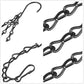 3-Pack Hanging Chain Set, Replacement Chain, Metal, Hanging Basket, Chains, Garden, Flower Pot, Plant Hanger with Clips and Hooks for Bird Feeders