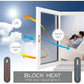 One-way mirror window film solar protection glass sticker - Advertising - Blue silver 40x300 cm Blue-silver 40x300 cm Blue-silver 40x300 cm