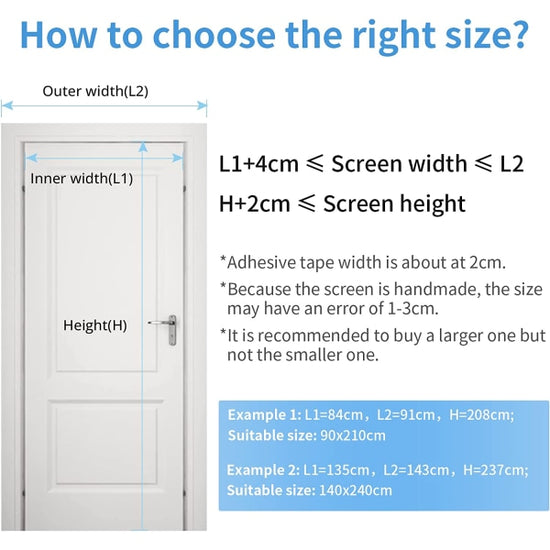 Mosquito Net Door Magnetic Fly Screen Anti-mosquito MYCARBON 80X200CM White