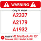 Compatible with Apple MacBook Air 13 Replacement Battery, High Capacity, Long Lasting Power A1466