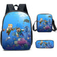 Minecraft School Bags for Elementary and High School Minecraft Game Peripheral Backpack in Three Sets K