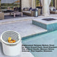 Replacement Skimmer Basket for Above Ground Pools Universal Fit Plastic