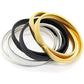 3 pairs of anti-slip sleeve holders, sleeve holders, elastic metal bracelets for long-sleeved shirts, to fix long sleeves, for waiters, women and