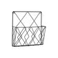 Metal Magazine Rack for Wall - Storage Shelf for Office, Living Room, Bedroom - Compatible with Newspapers, Books and Files