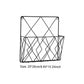 Metal Magazine Rack for Wall - Storage Shelf for Office, Living Room, Bedroom - Compatible with Newspapers, Books and Files