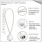 Elastic Rubber Straps with Balls for Marquees Tents Banners Tarpaulins 50 Pack