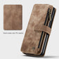 Compatible with Samsung Galaxy Z Fold 3 Case, Samsung, Retro Wallet Design, Card Slots, Magnetic Stand \u0026 Strap