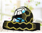 Elastic Training Band for Football Yellow Black 150