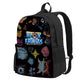 Roblox Blox Fruit Backpack Large Capacity Polyester School Bag for Children