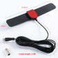 Digital Indoor HD Antenna 25 Mile Range 4K Compatible with TV One Size Black