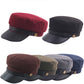 Military Caps Navy Blue Unisex Flat Top Captain Hat for Women Men Spring Autumn Fashion