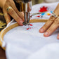 14 Count White Aida Fabric - High Quality Cotton Embroidery Fabric for Frames