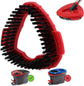 Mop Heads Replacement Scrubbing Brush Mop Head for Vileda Turbo Spin Mop, Hard Bristle Carpet Brush Cleaning Brush for Bathroom Garage Kitchen1x Brush 1x Brush Red