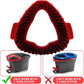 Mop Heads Replacement Scrubbing Brush Mop Head for Vileda Turbo Spin Mop, Hard Bristle Carpet Brush Cleaning Brush for Bathroom Garage Kitchen1x Brush 1x Brush Red