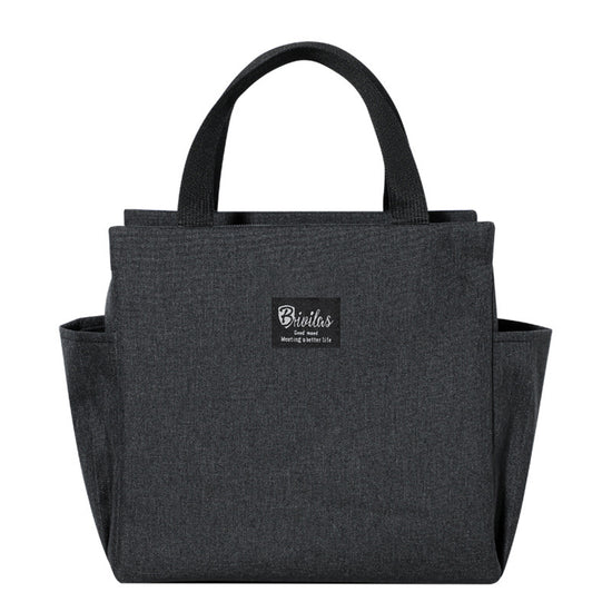Lunch Bag for Adult Children Thick Portable Black