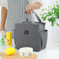 Lunch Bag for Adult Children Thick Portable Black