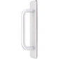 2pcs Self-Adhesive Aluminum Alloy Door Handle Push-Pull Sliding Door Handle Without Drilling for Gate Cabinet Toilet, 150 x 25mm
