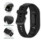 Compatible with Garmin Vivosmart 5 Wristbands, 3pcs Soft Silicone Replacement Sports Bands in Black White Blue