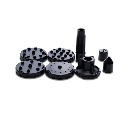 Solar Fountain 16cm Black Water Pump with Solar Panel Compatible with Garden Decor