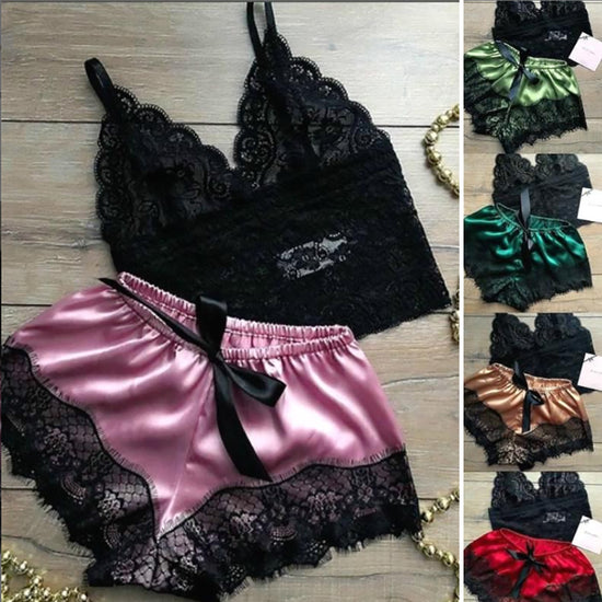 Sexy Transparent Pajamas for Women Dark Green XL, Stylish Strap Costume