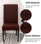 Set of 4 or 6 Chair Covers, Stretchy, Removable, Washable Chair Covers, Decorative Protectors for Hotel, Cafe -tfrf coffee 6pcs